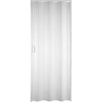 Porta Sanfonada de Pvc 20131 72cm X 210cm para Uso Residencial Branco Neve Plasflex Porta Sanfonada de Pvc 20131 72cm X 210cm para Uso Residencial Branco Neve Plasflex