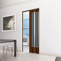 Porta Sanfonada de PVC 210cm x 72cm Plastporta BCF Porta Sanfonada de PVC 210cm x 72cm Plastporta BCF