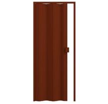 Porta Sanfonada de PVC 210x60cm Permatti Mogno Liso