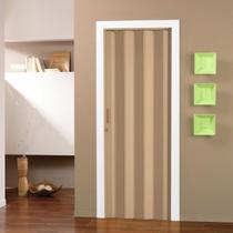 Porta Sanfonada de PVC 210x84cm Pronta BCF Bege