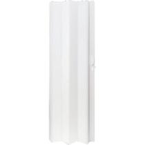 Porta Sanfonada de Pvc 400137 210x80cm para Banheiro e Áreas Internas Branca Fortlev