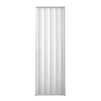 Porta Sanfonada de PVC Branca Plasbil 210x100cm