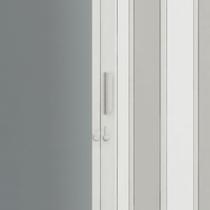 Porta sanfonada de PVC Plast 210x60cm com trinco branca BCF