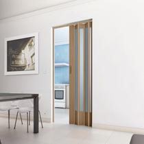 Porta Sanfonada de PVC Translucido 210cm x 60cm Plastporta Bcf Marrom/Castanho com Porta Sanfonada de PVC Translucido 210cm x 60cm Plastporta Bcf Marrom/Castanho com