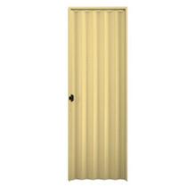 Porta Sanfonada Interna Plasbil PVC, Areia, 210 x 70 cm