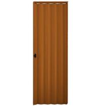 Porta Sanfonada Interna Plasbil PVC Mogno, 210 x 90 cm