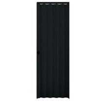 Porta Sanfonada Interna Plasbil PVC Relevo Preto, 210 x 70 cm Porta Sanfonada Interna Plasbil PVC Relevo Preto, 210 x 70 cm