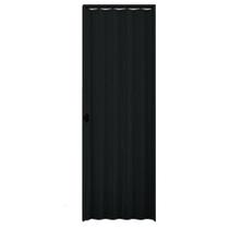 Porta Sanfonada Interna Plasbil PVC Relevo Preto, 210 x 80 cm Porta Sanfonada Interna Plasbil PVC Relevo Preto, 210 x 80 cm