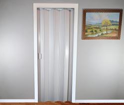 Porta Sanfonada Pvc 060 Branco Multilit Porta Sanfonada Pvc 060 Branco Multilit