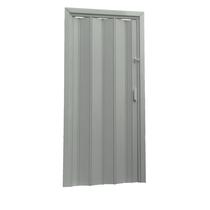 Porta Sanfonada PVC 0,72x2,10 Multilit Cinza