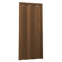 Porta Sanfonada PVC 0,72x2,10 Multilit Mogno