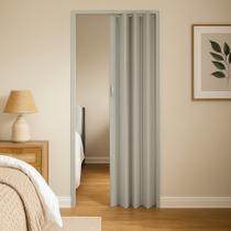 Porta Sanfonada Pvc 0,84x2,10 Multilit cinza