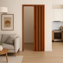 Porta Sanfonada PVC 0,96x2,10 Multilit Mogno Porta Sanfonada PVC 0,96x2,10 Multilit Mogno