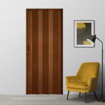 Porta Sanfonada pvc 210x60 Marrom