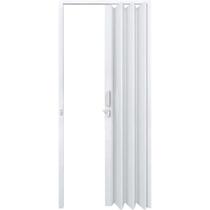 Porta Sanfonada Pvc 400136 210x70cm para Banheiro Branca Fortlev