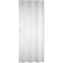 Porta Sanfonada Pvc, 84 cm x 210 cm, Branco Neve, 20132 Plasflex Porta Sanfonada Pvc, 84 cm x 210 cm, Branco Neve, 20132 Plasflex