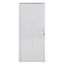 Porta Sanfonada PVC Plastilit 0,80x2,10m - Cinza