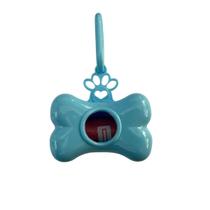 Porta Saquinho Com 1 Refis Cães Recolher Cocô Cor Azul Porta Saquinho Com 1 Refis Cães Recolher Cocô Cor Azul
