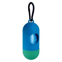 Porta Saquinho Higiênico Azul Com Refil 20 saquinhos Mor Porta Saquinho Higiênico Azul Com Refil 20 saquinhos Mor