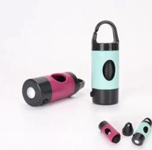 Porta Saquinhos Cata Caca Tutelo Light - Cor Verde ou Rosa Porta Saquinhos Cata Caca Tutelo Light - Cor Verde ou Rosa
