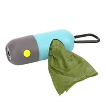 Porta Saquinhos Higiênicos Portátil com Iluminação em LED para Cachorros