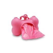 Porta Saquinhos Para Pets Com Refil Plasvale Rosa Porta Saquinhos Para Pets Com Refil Plasvale Rosa
