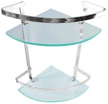 Porta Shampoo Canto Duplo( vidro)