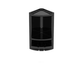 Porta Shampoo Canto Grande Preto Metasul