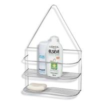 Porta Shampoo Cromado 25,5x9x41cm - PANAMI