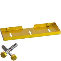 Porta Shampoo De Banheiro Suporte de Parede Dourado SF Plus