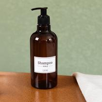 Porta Shampoo de Plástico com Pump Vintage 500ml - Lyor