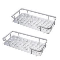 Porta Shampoo Duplo Banheiro Prateleira Parede Chuveiro Aluminio Sabonete Porta Shampoo Duplo Banheiro Prateleira Parede Chuveiro Aluminio Sabonete