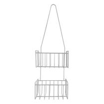 Porta Shampoo Duplo Branco 170 mm PXD Aramefício Porta Shampoo Duplo Branco 170 mm PXD Aramefício