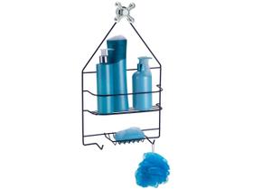 Porta Shampoo e Sabonete de Parede Arthi Black - 2558