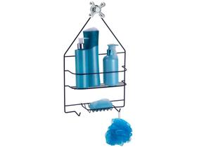 Porta Shampoo e Sabonete de Parede Arthi Black - 2558