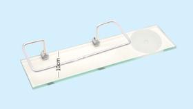 Porta Shampoo HidraKit c/ Saboneteira 10 x 39 Vidro