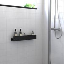 Porta Shampoo Linear 60cm Preto - Venturi