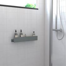Porta Shampoo Linear Madrid Chumbo em Pedra - 60cm - Venturi