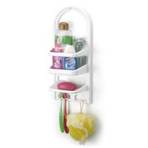 Porta Shampoo P/ Parede de Banheiro - Branco - Alphacomprass