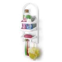 Porta Shampoo P/ Parede de Banheiro - Branco - Alphacomprass