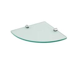 Porta Shampoo Prateleira Inox E Vidro Canto Hidrolar