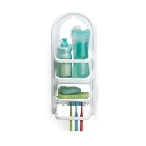 Porta Shampoo Prateleira Organizadora Multiuso Madri Branco