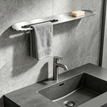 Porta Shampoo Prateleira Suporte Triplo Agata Em Aço Inox 60cm Para Banheiro Acessório Grego Metal