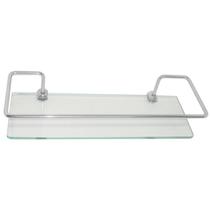 Porta Shampoo Retangular 3317 Basic Cinza Cromado Porta Shampoo Retangular 3317 Basic Cinza Cromado