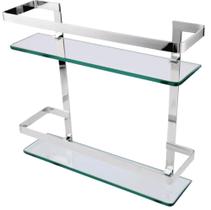 Porta Shampoo Reto Duplo banheiro