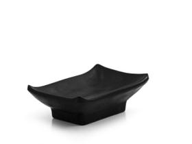 Porta Shoyu Retangular 10cm Preto Melamina Marca Mix GX 5375