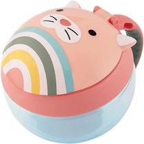 Porta snack zoo gatinha rosa - skip hop Porta snack zoo gatinha rosa - skip hop