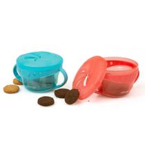 Porta Snacks Smart Prático Azul - Clingo