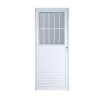Porta social branco 210x80 linha 25 ( lado direito )