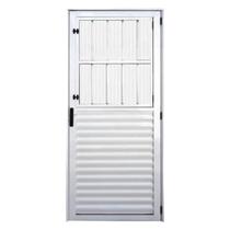 Porta Social C/postigo 210x70 Branco Lado Esquerda L.25